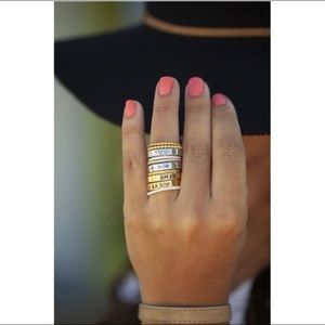 Gold Stackable Ring - Lillian